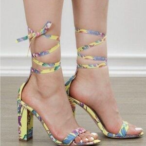 GAP Multicolor Lace-Up Heels